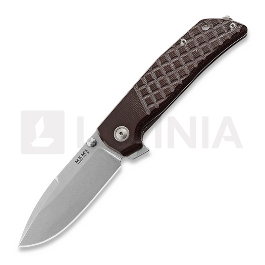 Складной нож MKM Knives Maximo SW, Burgundy canvas micarta MKMM-BUCT