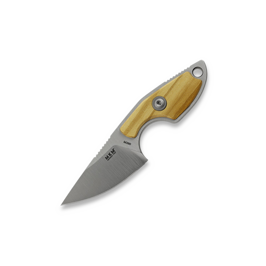มีดห้อยคอ MKM Knives Mikro 1 - Satin - Olive Wood MKMR01-O