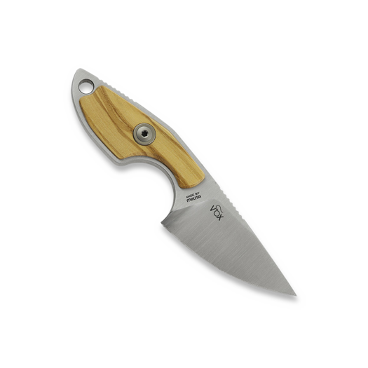 MKM Knives Mikro 1 - Satin - Olive Wood peilis, kabinamas ant kaklo MKMR01-O