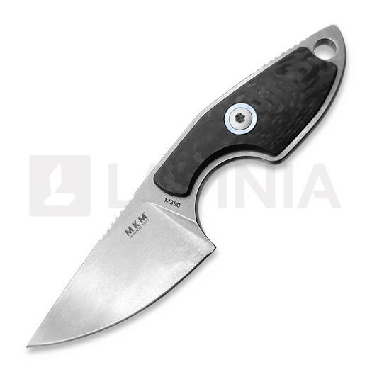 Nůž na krk MKM Knives Mikro 1 - Stonewashed - Carbon Fiber MKMR01-CF