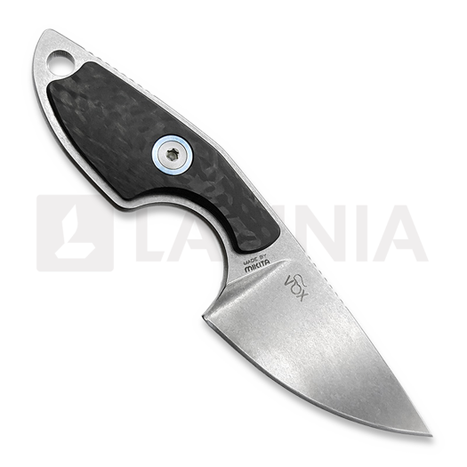 MKM Knives Mikro 1 - Stonewashed - Carbon Fiber halskniv MKMR01-CF