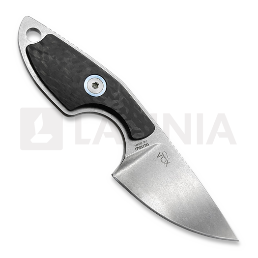 Coltello da collo MKM Knives Mikro 1 - Stonewashed - Carbon Fiber MKMR01-CF