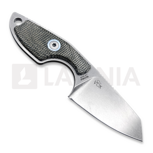 Faca de pesco&ccedil;o MKM Knives Mikro 2, green canvas micarta MKMR02-GC