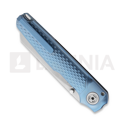 MKM Knives Miura - M390 - Titanium foldekniv, bl&aring; MKMI-TBL