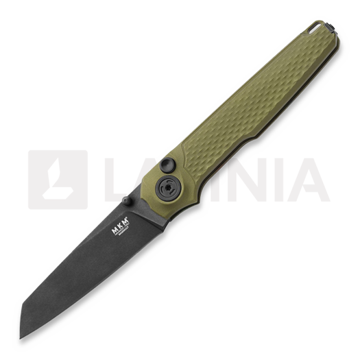Navalha MKM Knives Miura - MagnaCut DSW - Aluminum, verde MKMI-AGB