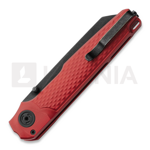MKM Knives Miura - MagnaCut DSW - Aluminum kääntöveitsi, punainen MKMI-ARDB