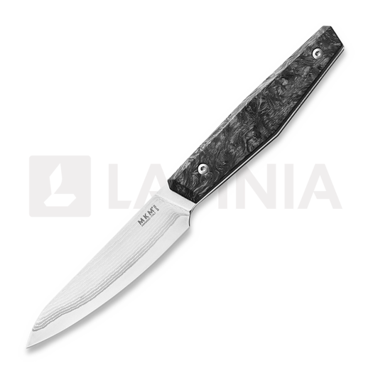 Кухонный нож MKM Knives Paring - Takefu Damascus - Dark Matter CF MKPRPA-CFD