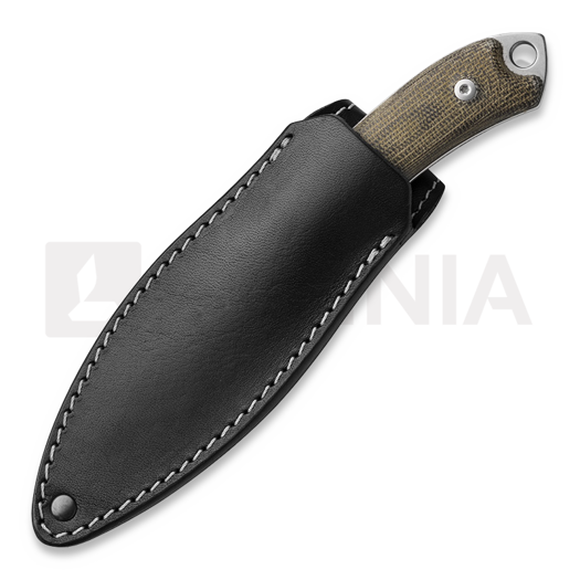 MKM Knives Pocket Tango 1 kniv, Green Canvas Micarta MKPT1-GC