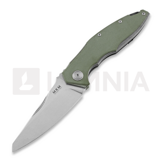 MKM Knives Raut front flipper foldekniv, grønn MKVP01GFGR