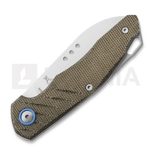MKM Knives Root folding knife, Green Canvas Micarta MKRT-GC