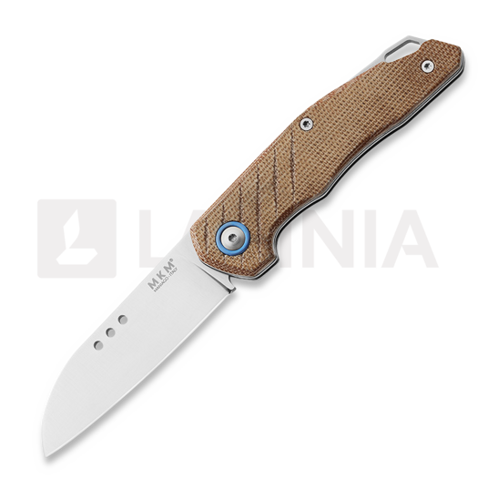Складной нож MKM Knives Root, Natural Canvas Micarta MKRT-NC