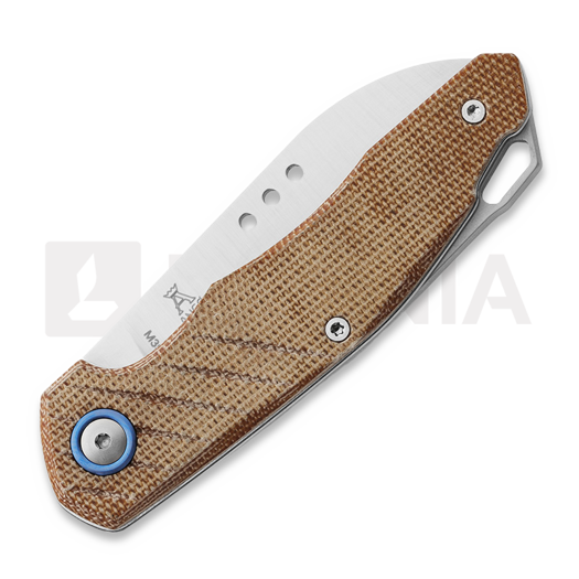MKM Knives Root folding knife, Natural Canvas Micarta MKRT-NC