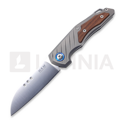 MKM Knives Root Taschenmesser, sandblasted with Santos wood inlay MKRT-ST