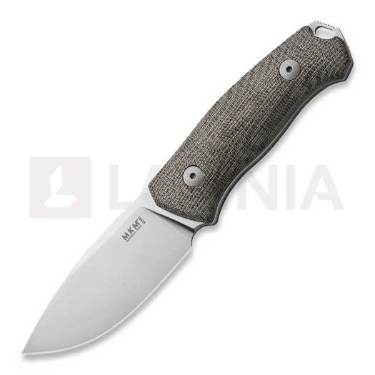 MKM Knives Small LOV - M390 - Green Canvas Micarta knife MKSL-GC