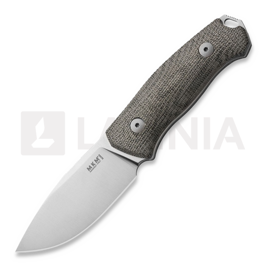 MKM Knives Small LOV - M390 - Green Canvas Micarta mes MKSL-GC