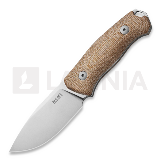 MKM Knives Small LOV - M390 - Natural Canvas Micarta kniv MKSL-NC