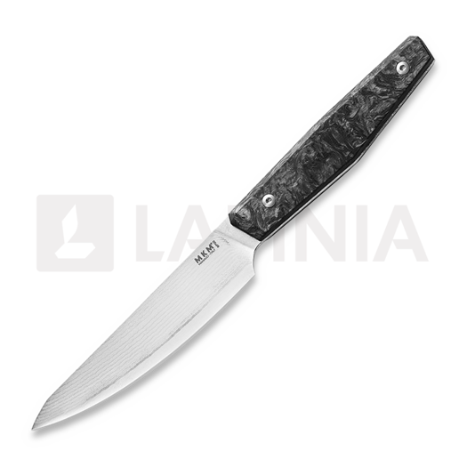 MKM Knives Steak - Takefu Damascus - Dark Matter CF virtuvinis peilis MKPRST-CFD