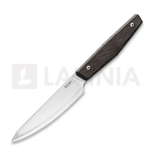 Кухонный нож MKM Knives Steak - Takefu Damascus - Raindrop Gold CF MKPRST-CFRG