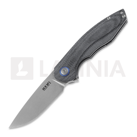 Nóż składany MKM Knives Timavo, Black canvas micarta MKVP02-BC