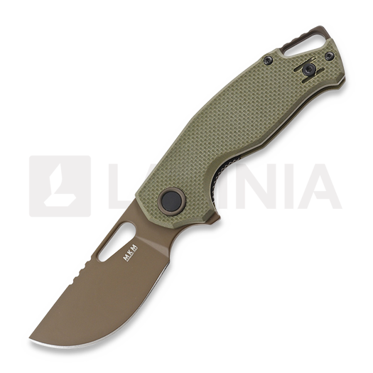 MKM Knives Vincent Cerakote 접이식 나이프, G10 Green MKVCN-GGC