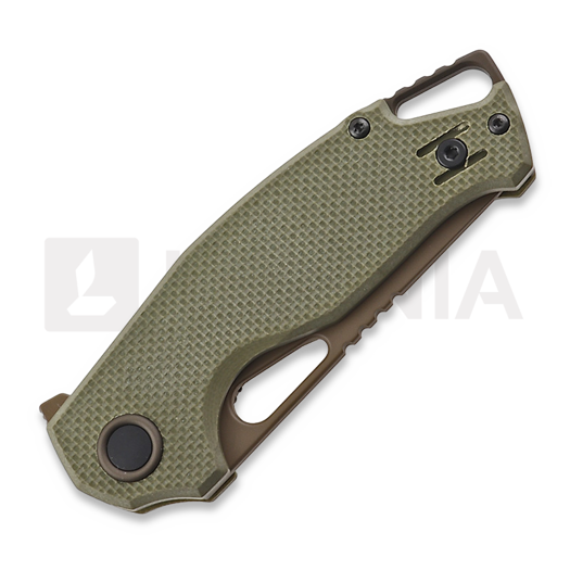 Coltello pieghevole MKM Knives Vincent Cerakote, G10 Green MKVCN-GGC