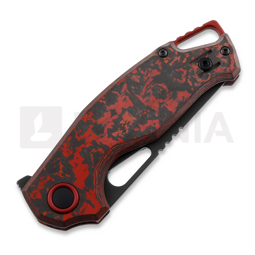MKM Knives Vincent PVD sulankstomas peilis, Lava Flow CF MKVCV-CLD