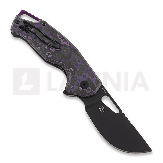 MKM Knives Vincent PVD folding knife, Purple Haze CF MKVCV-CPD