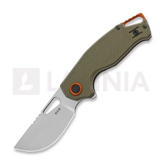 MKM Knives Vincent Satin sulankstomas peilis, G10 Green MKVCN-GGS