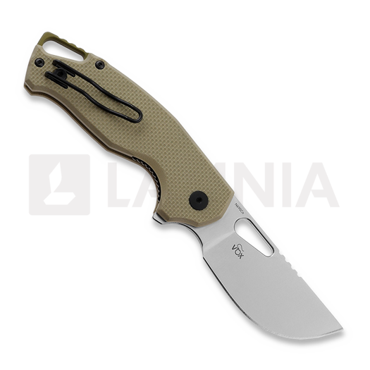 MKM Knives Vincent Satin folding knife, G10 Tan MKVCN-GTS