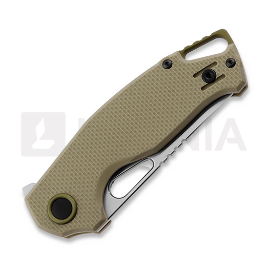 Coltello pieghevole MKM Knives Vincent Satin, G10 Tan MKVCN-GTS