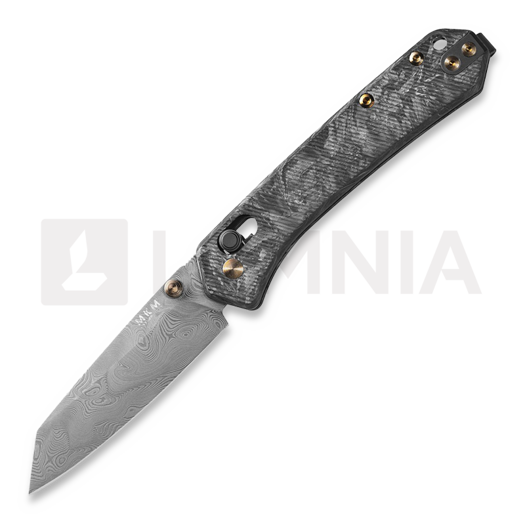 MKM Knives Yipper - Damascus - CF összecsukható kés, Limited Edition MKYP-D