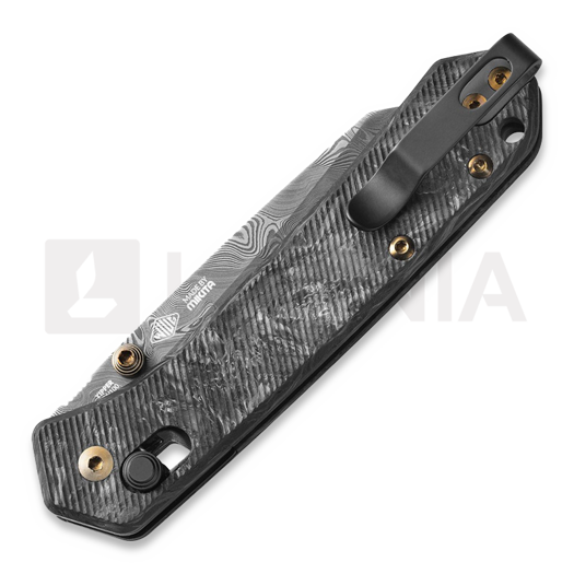 MKM Knives Yipper - Damascus - CF sklopivi nož, Limited Edition MKYP-D