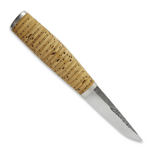 ML Custom Knives Birch bark 2, brown sheath