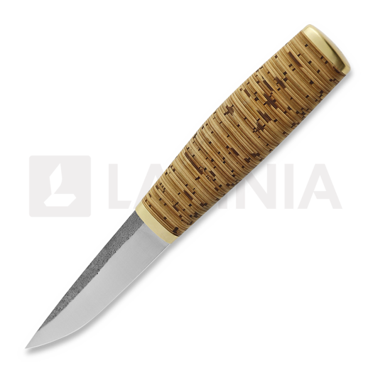 ML Custom Knives Birch bark 5, brown sheath