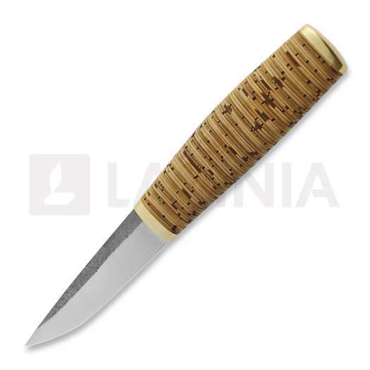 ML Custom Knives Birch bark 5, brown sheath