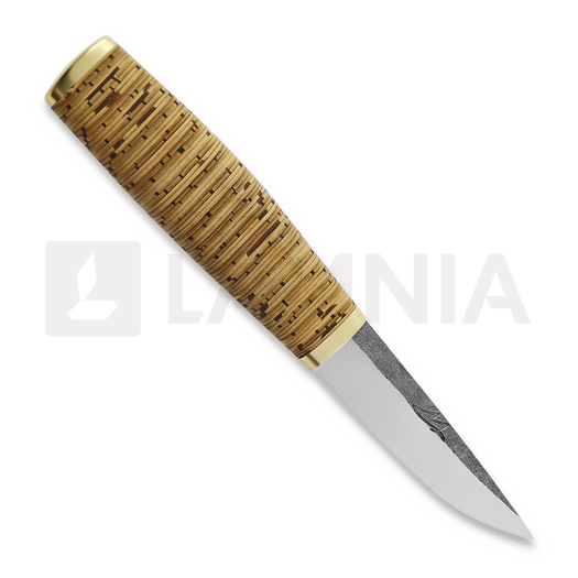 ML Custom Knives Birch bark 5, brown sheath