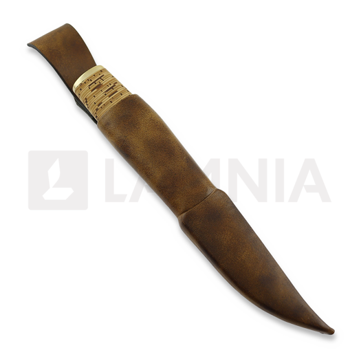 ML Custom Knives Birch bark 5, brown sheath