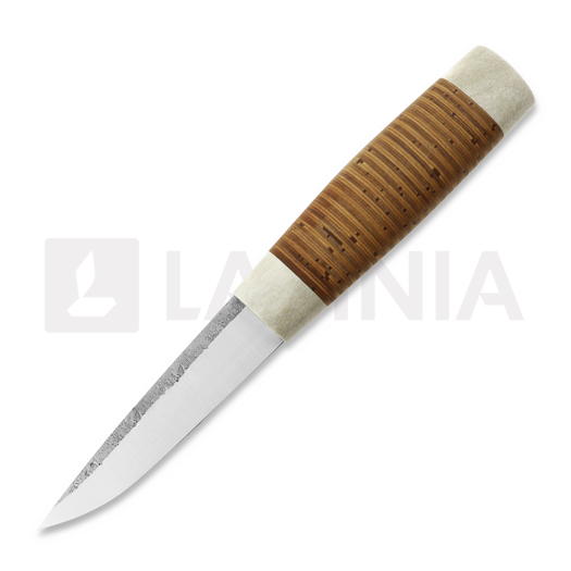 ML Custom Knives Birch Bark, reindeer horn, carbon steel