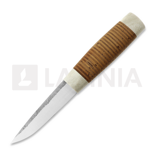 ML Custom Knives Birch Bark, reindeer horn, carbon steel