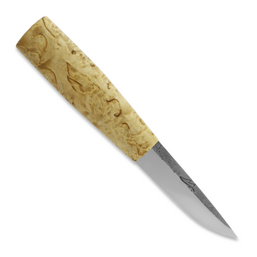 ML Custom Knives Carpenter's Puukko, Curly Birch