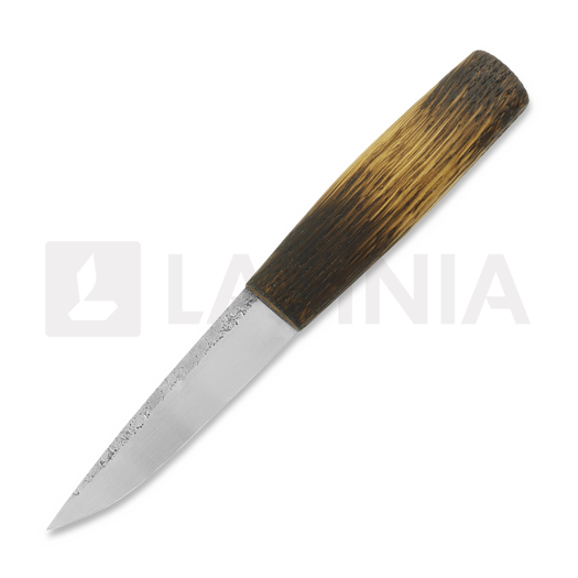 ML Custom Knives Maasepän puukko, poltettu tammi