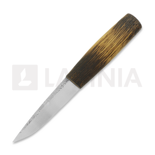 ML Custom Knives Maasepän puukko, poltettu tammi