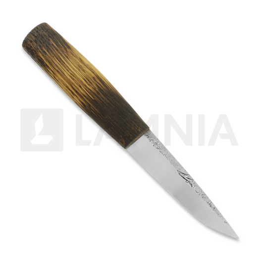 ML Custom Knives Maasep&auml;n puukko, poltettu tammi