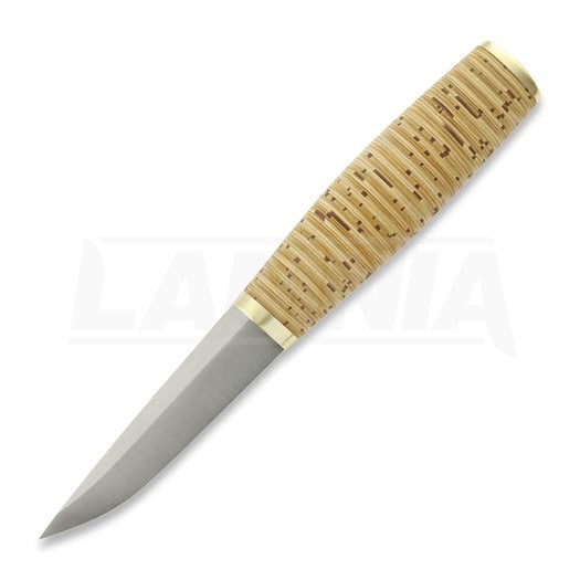 ML Custom Knives Magnacut, birchbark/brass