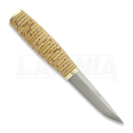 ML Custom Knives Magnacut, birchbark/brass