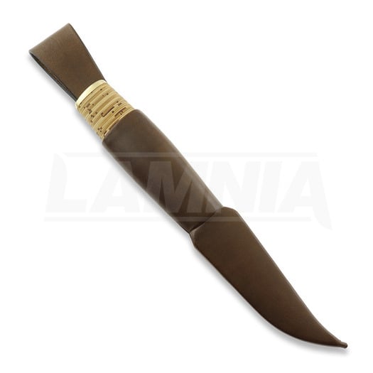 ML Custom Knives Magnacut, birchbark/brass