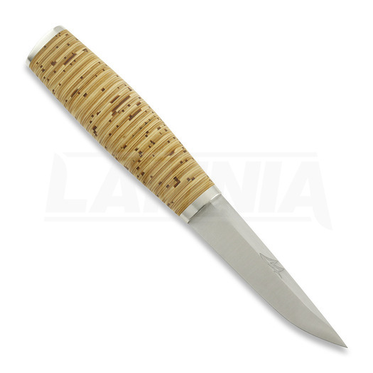 ML Custom Knives Magnacut, birchbark/nickel silver