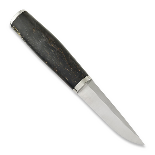 ML Custom Knives Puukko, CPM Magnacut, stained curly birch
