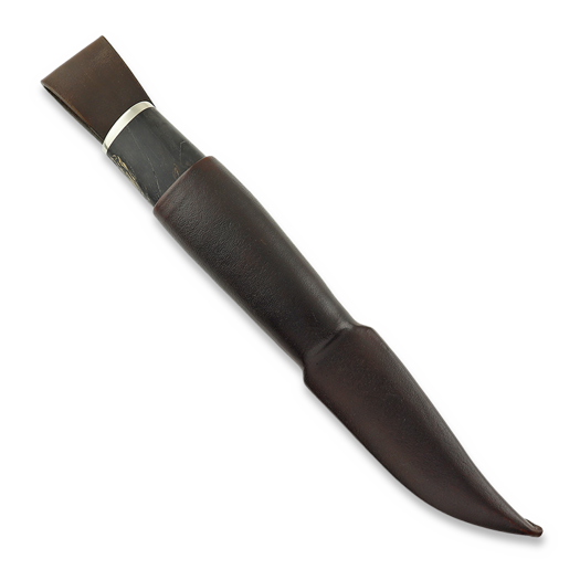 ML Custom Knives Puukko, CPM Magnacut, stained curly birch