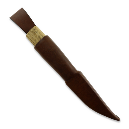ML Custom Knives Puukko Knife, Bog Oak/Oak